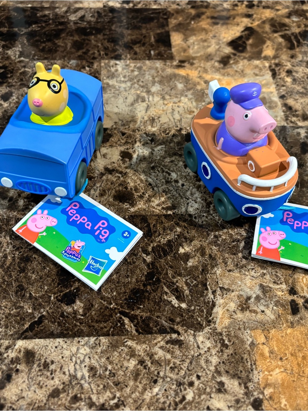Two new with tags Peppa Pig Blue Vehicle Toy - Peppa Pig Brand